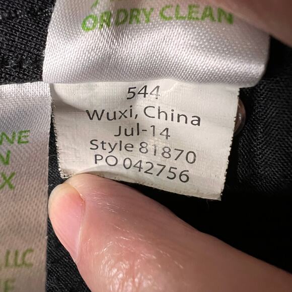 Lilly Pulitzer Pants Womens Size 0 Black Worth Skinny Stretch Jeggings Modern - Picture 15 of 16